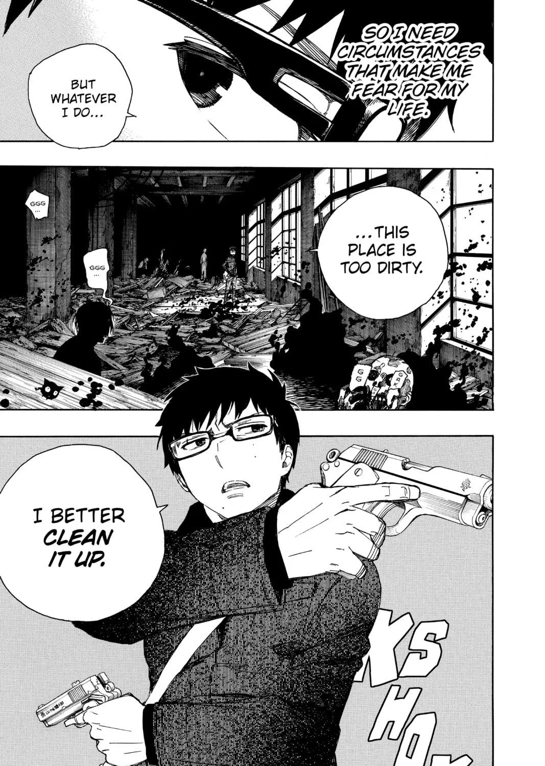 Read Blue Exorcist chapter 70 image 4 on Lezhin