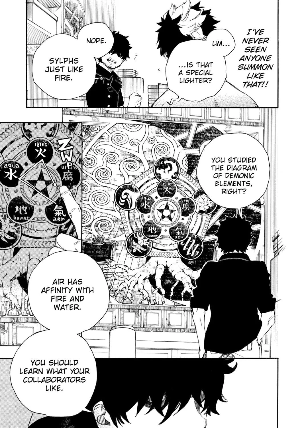 Read Blue Exorcist chapter 70 image 46 on Lezhin