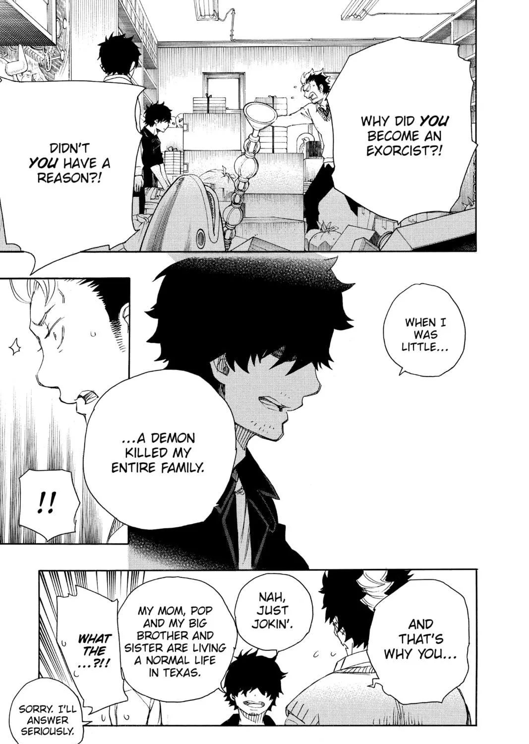 Read Blue Exorcist chapter 70 image 58 on Lezhin