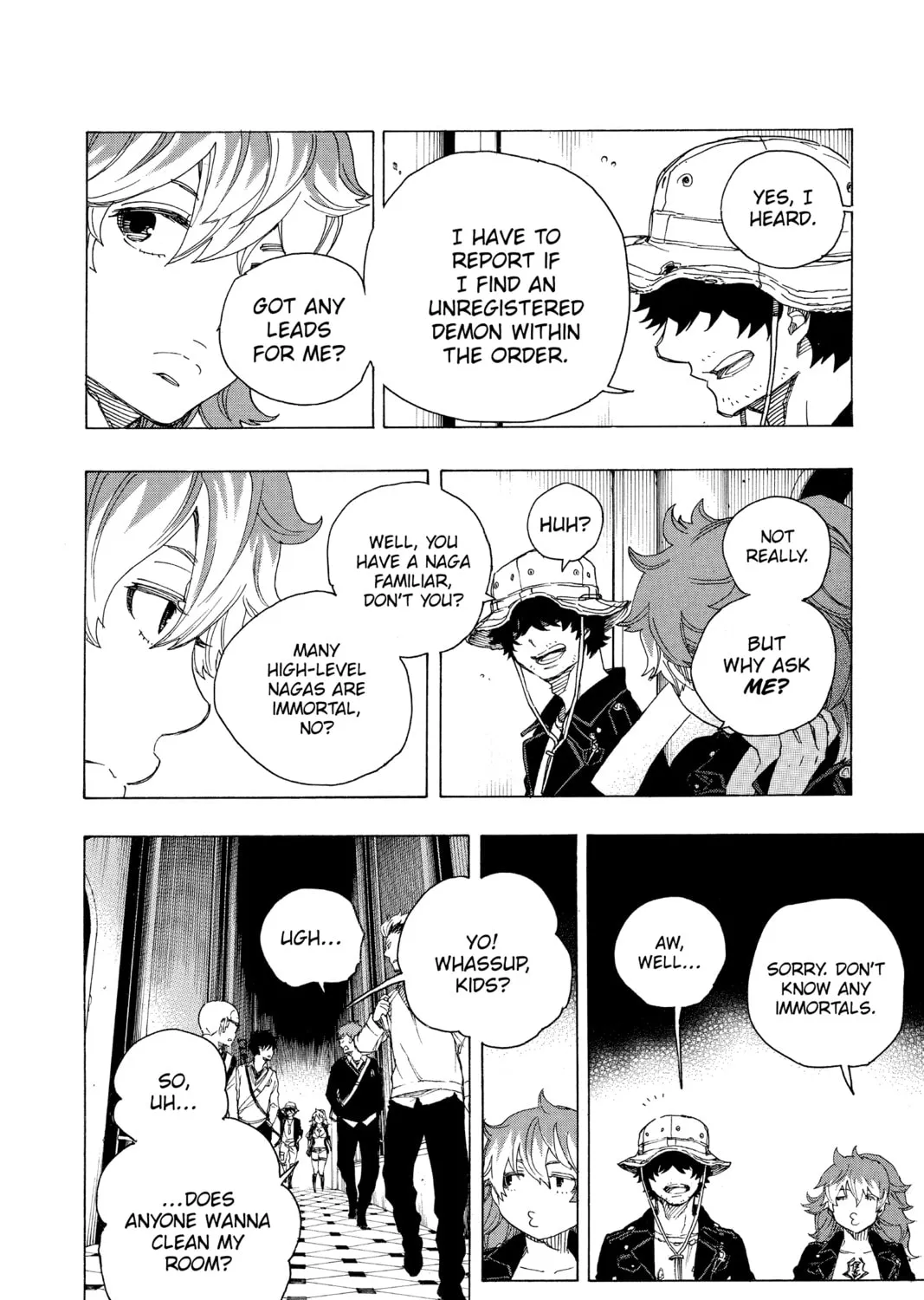 Read Blue Exorcist chapter 71 image 26 on Lezhin