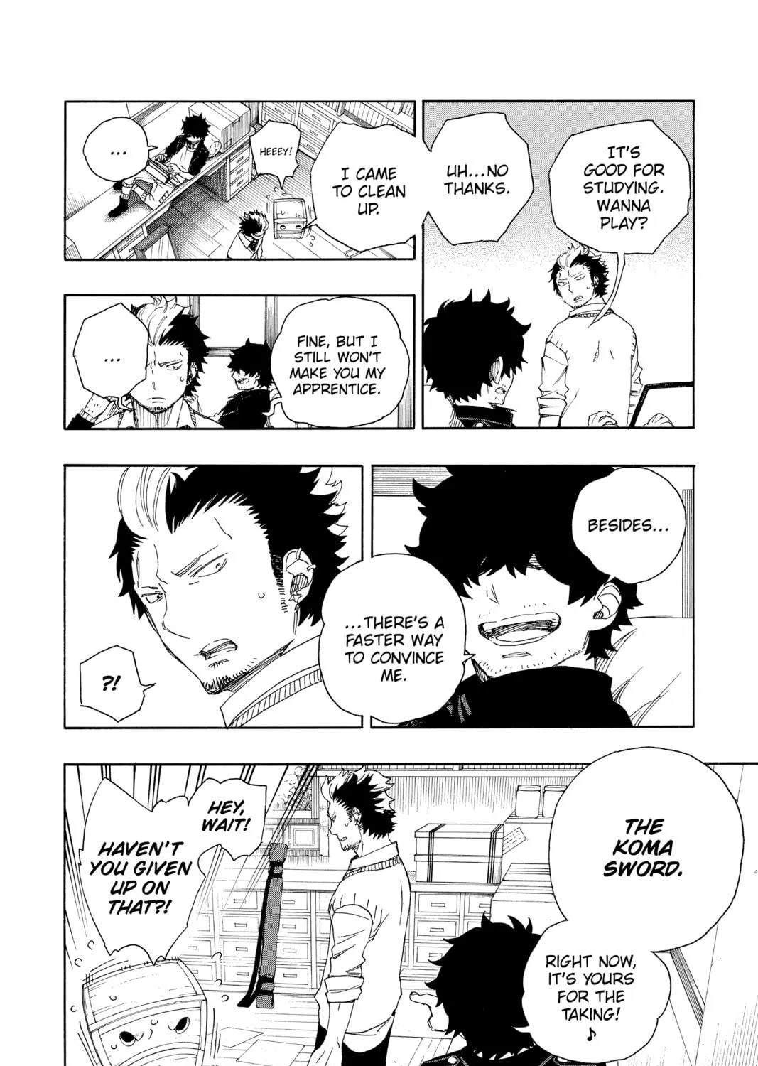 Read Blue Exorcist chapter 71 image 34 on Lezhin