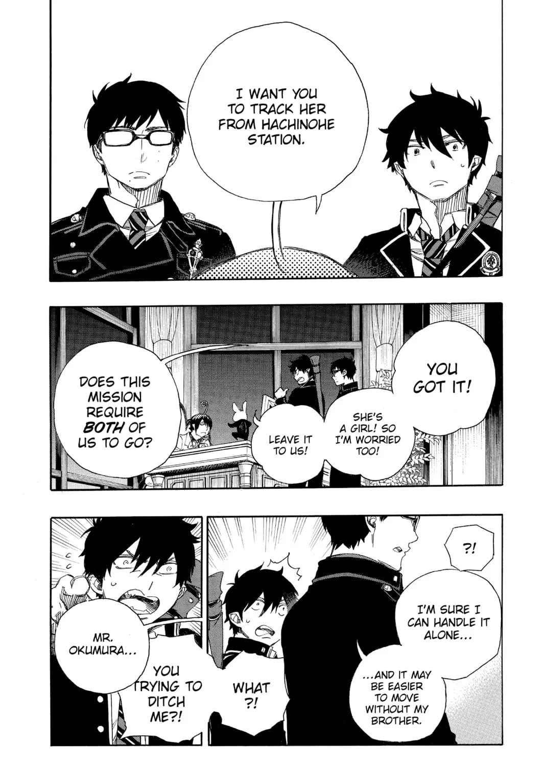 Read Blue Exorcist chapter 74 image 6 on Lezhin
