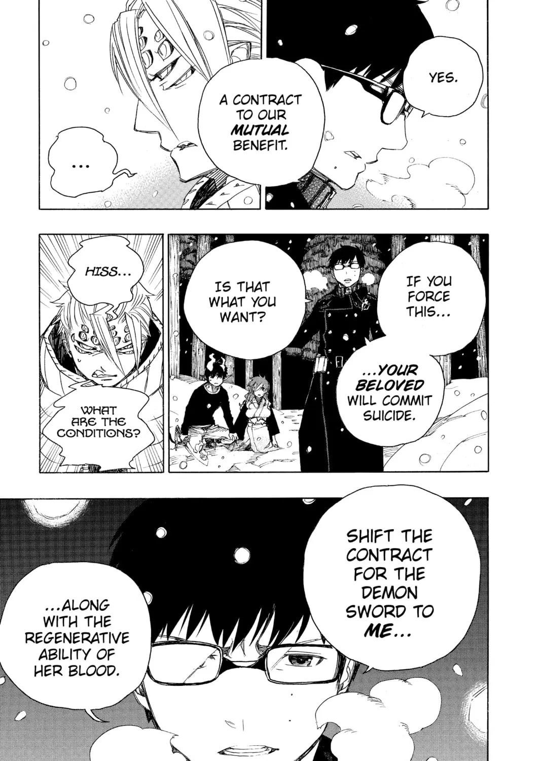 Read Blue Exorcist chapter 77 image 24 on Lezhin