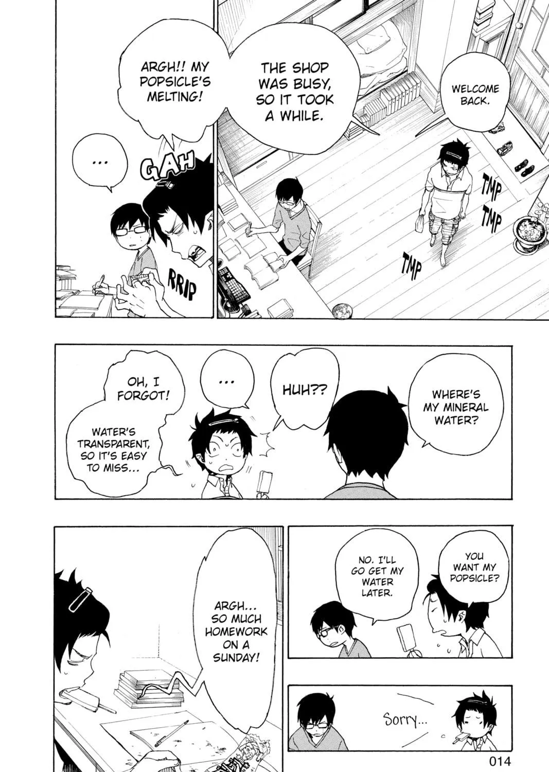 Read Blue Exorcist chapter 8 image 10 on Lezhin