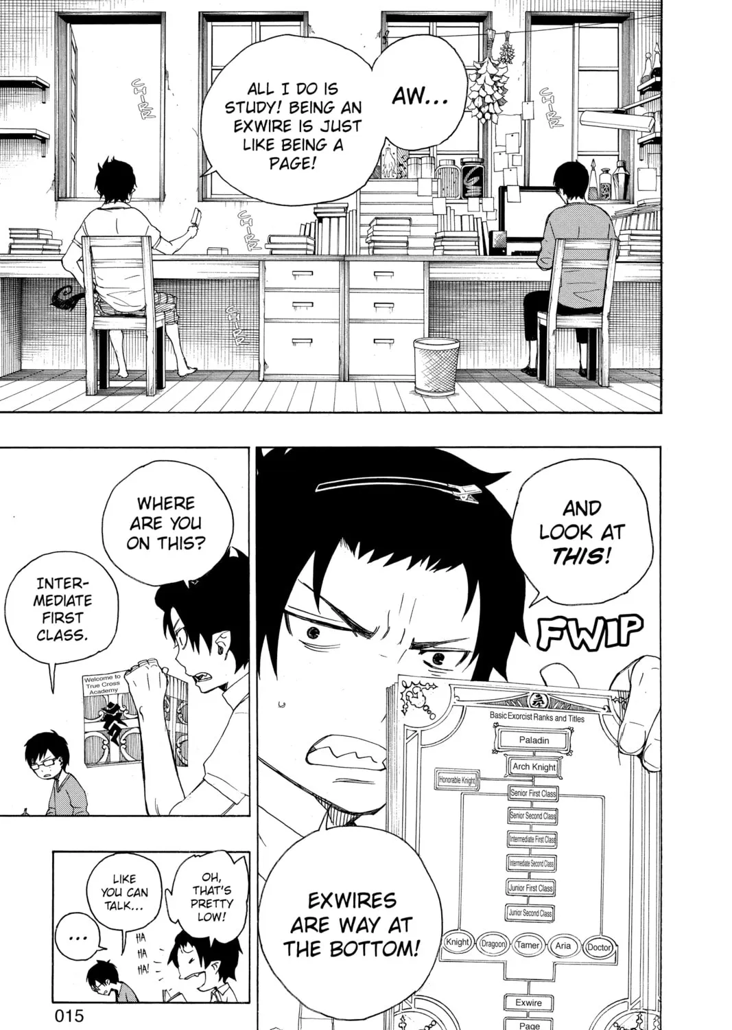 Read Blue Exorcist chapter 8 image 12 on Lezhin