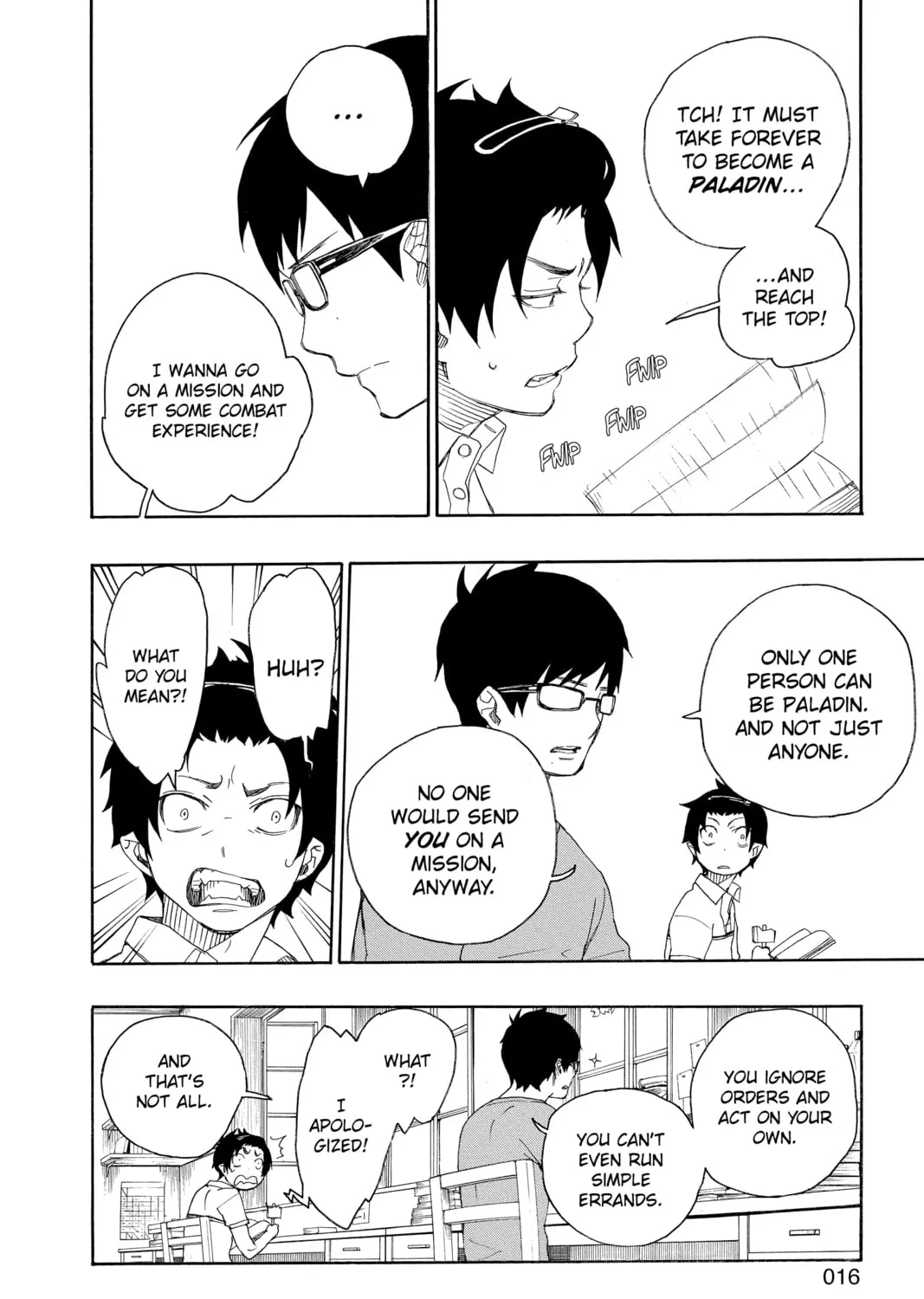 Read Blue Exorcist chapter 8 image 14 on Lezhin