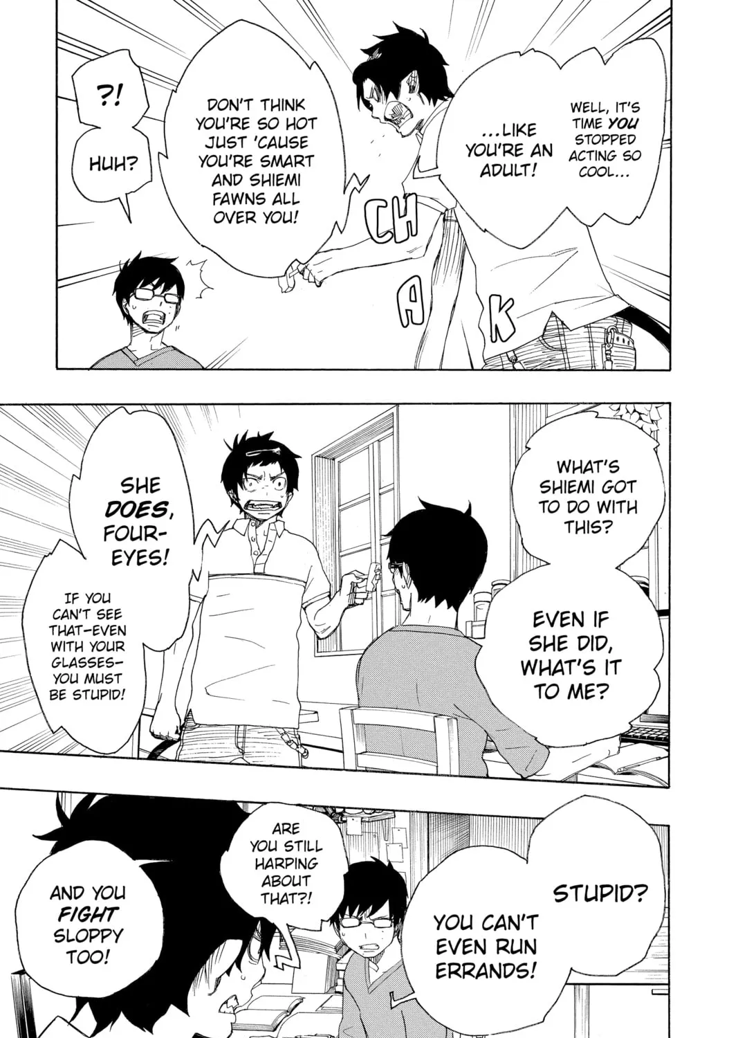 Read Blue Exorcist chapter 8 image 20 on Lezhin