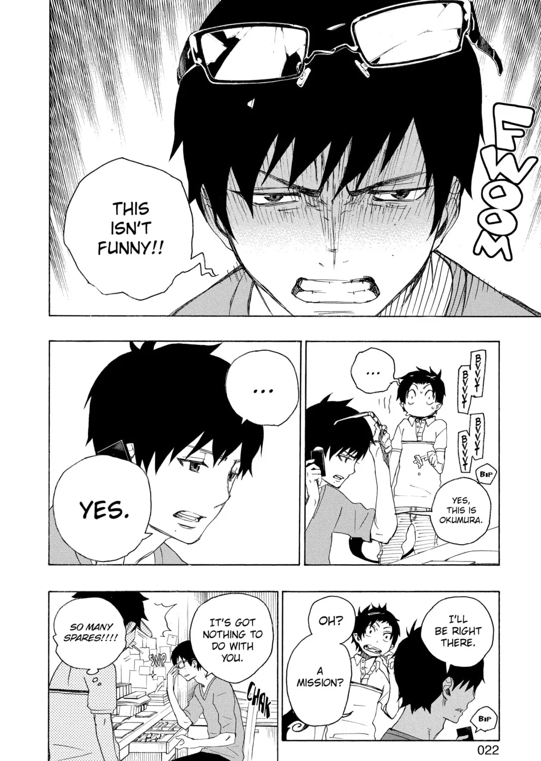 Read Blue Exorcist chapter 8 image 26 on Lezhin