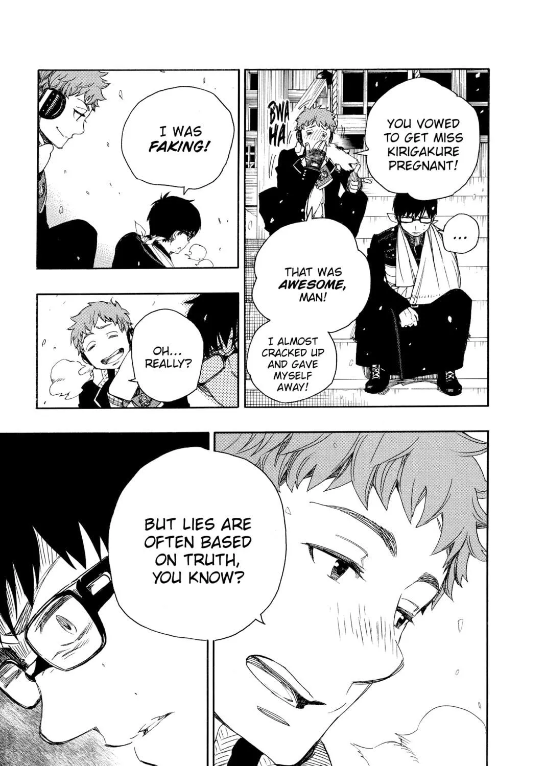 Read Blue Exorcist chapter 80 image 28 on Lezhin