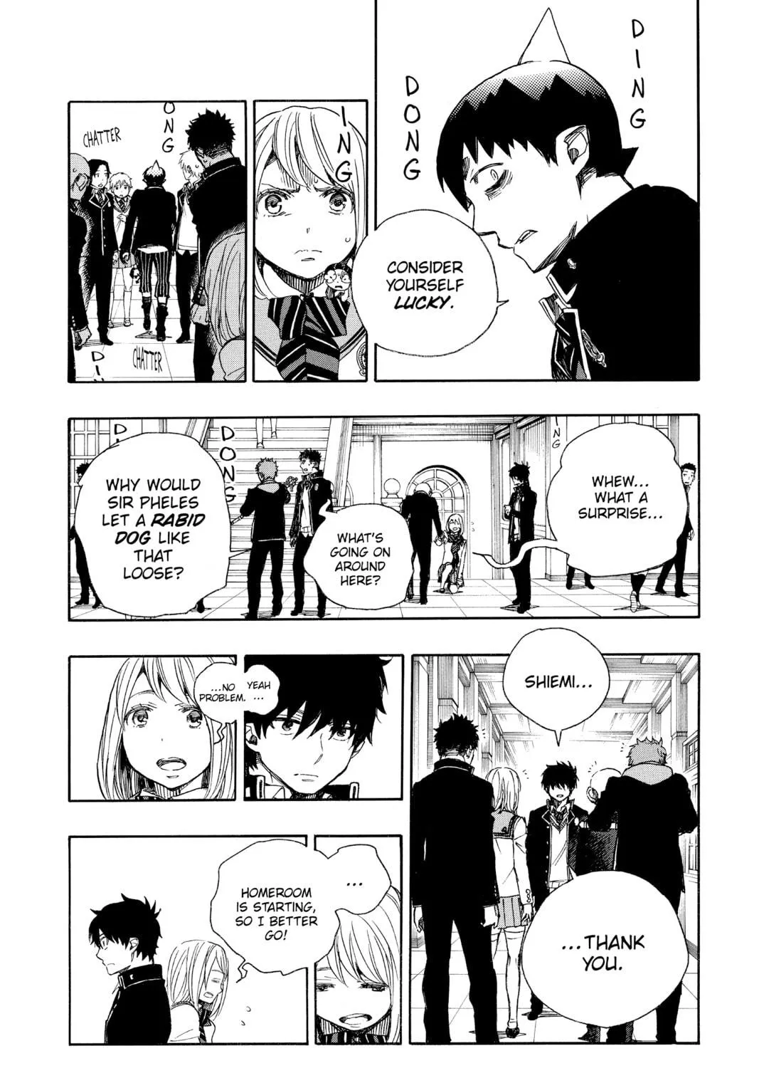 Read Blue Exorcist chapter 83 image 22 on Lezhin