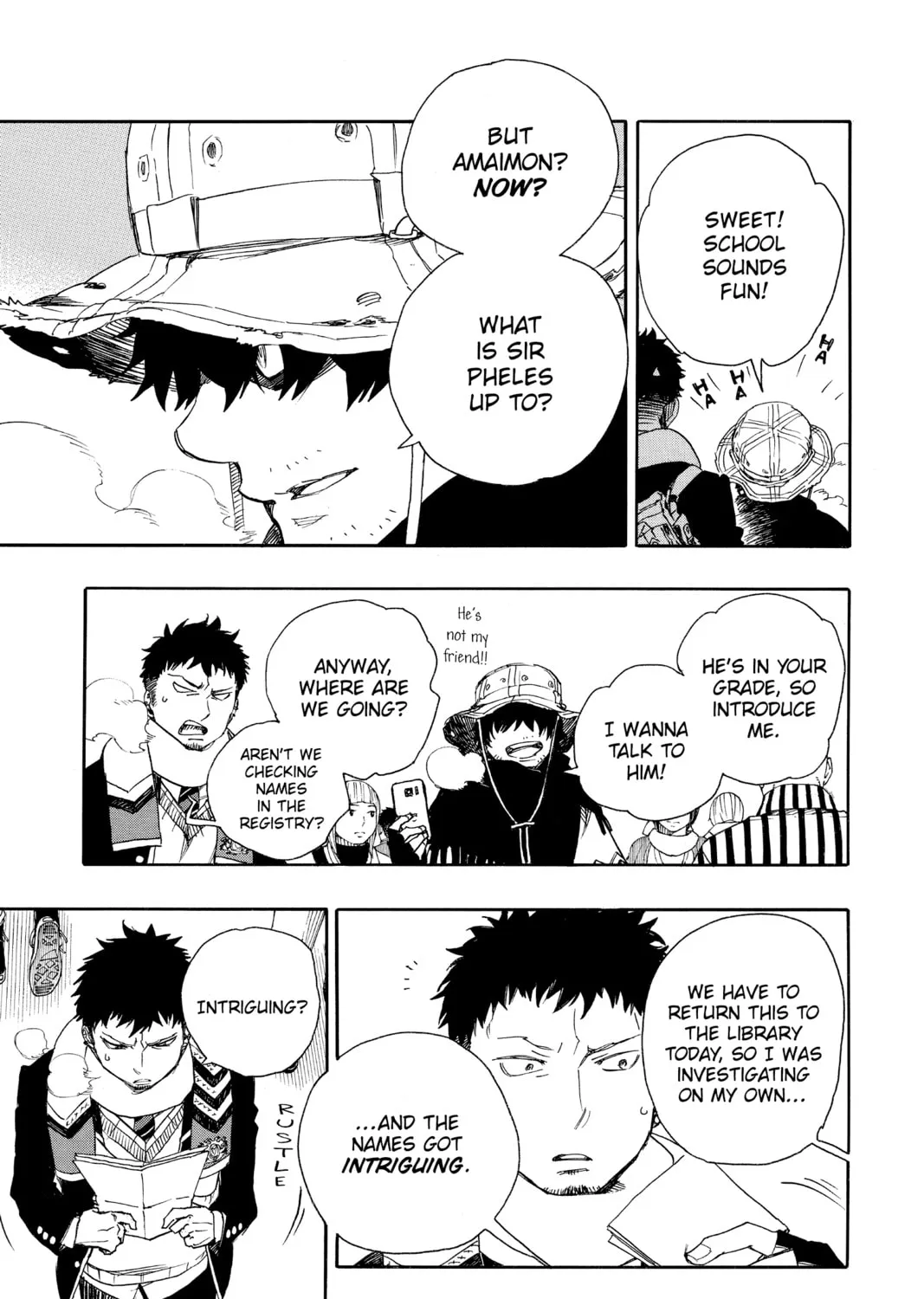 Read Blue Exorcist chapter 83 image 32 on Lezhin