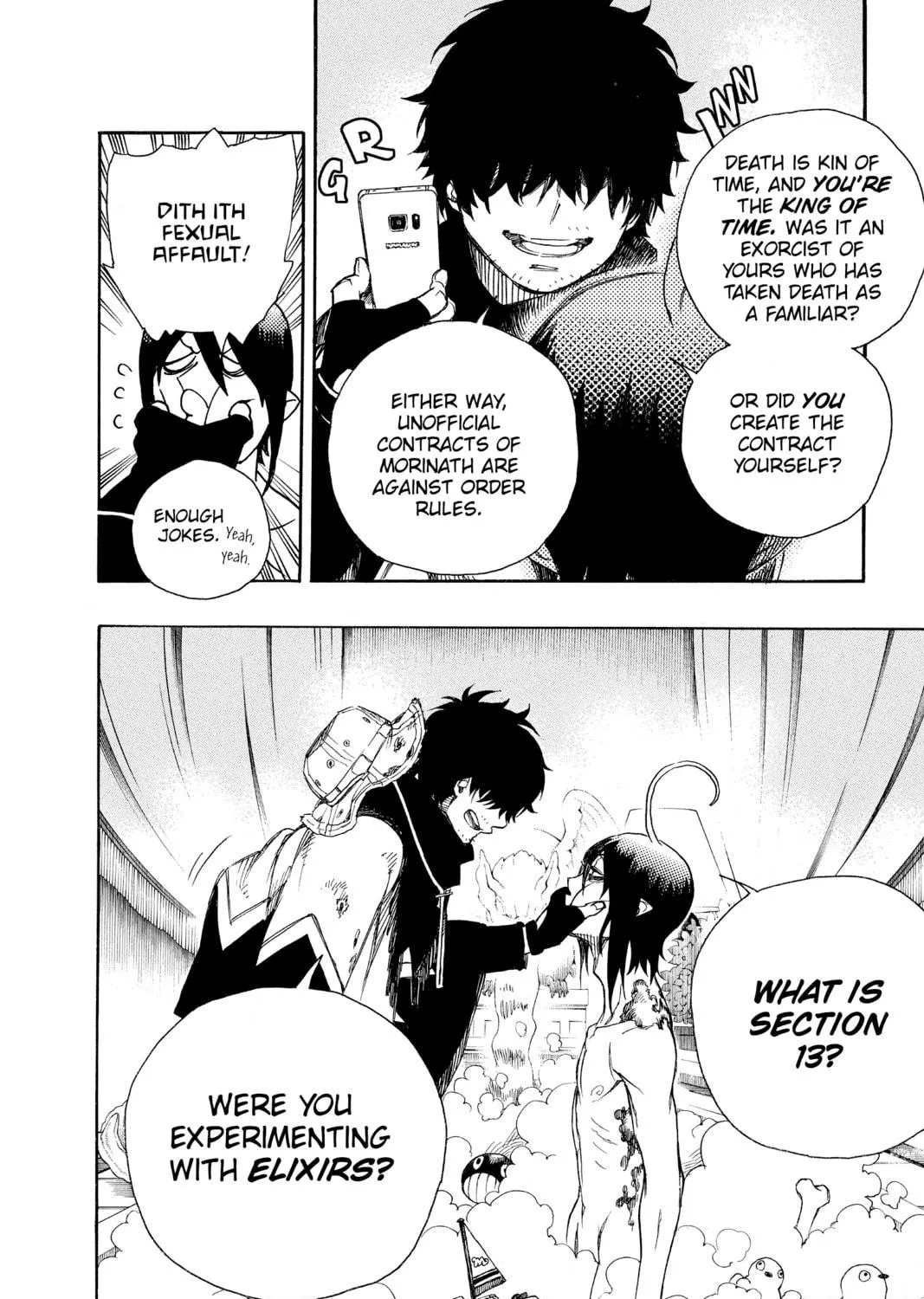 Read Blue Exorcist chapter 84 image 22 on Lezhin