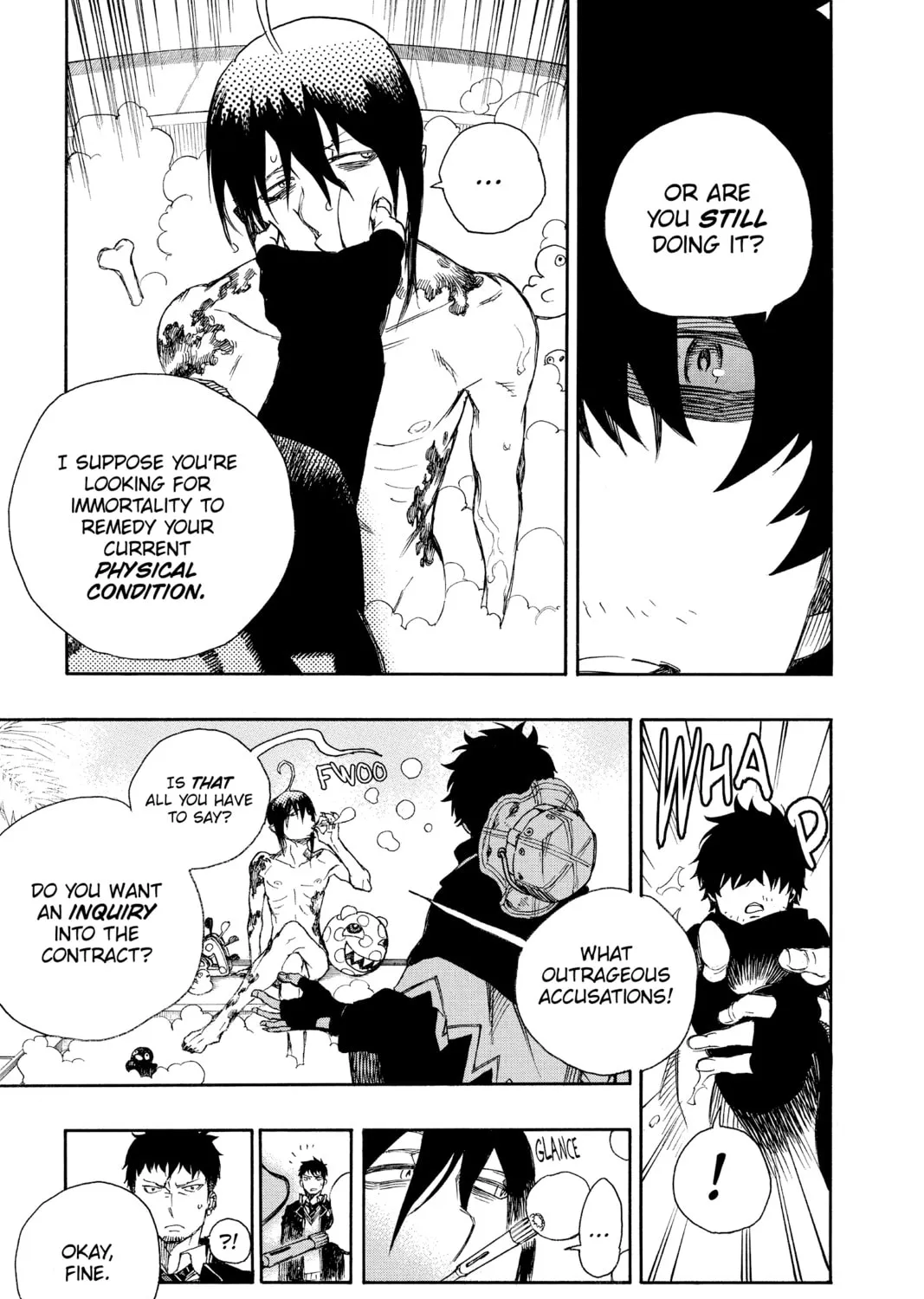 Read Blue Exorcist chapter 84 image 24 on Lezhin