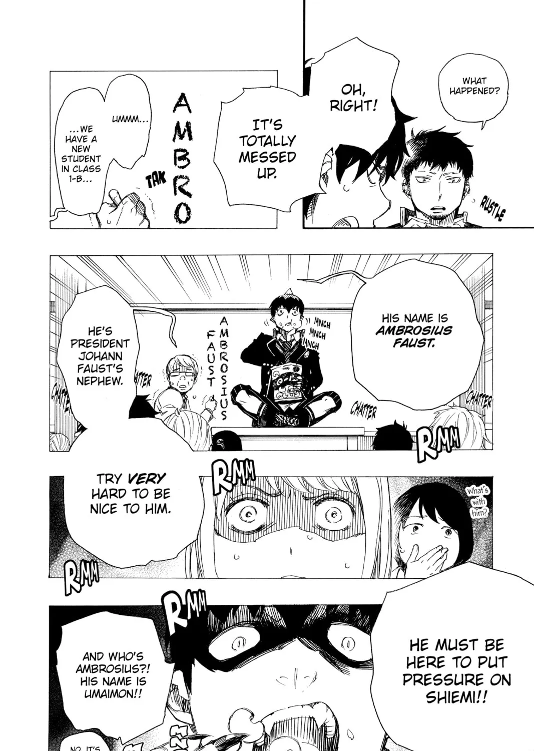 Read Blue Exorcist chapter 84 image 6 on Lezhin