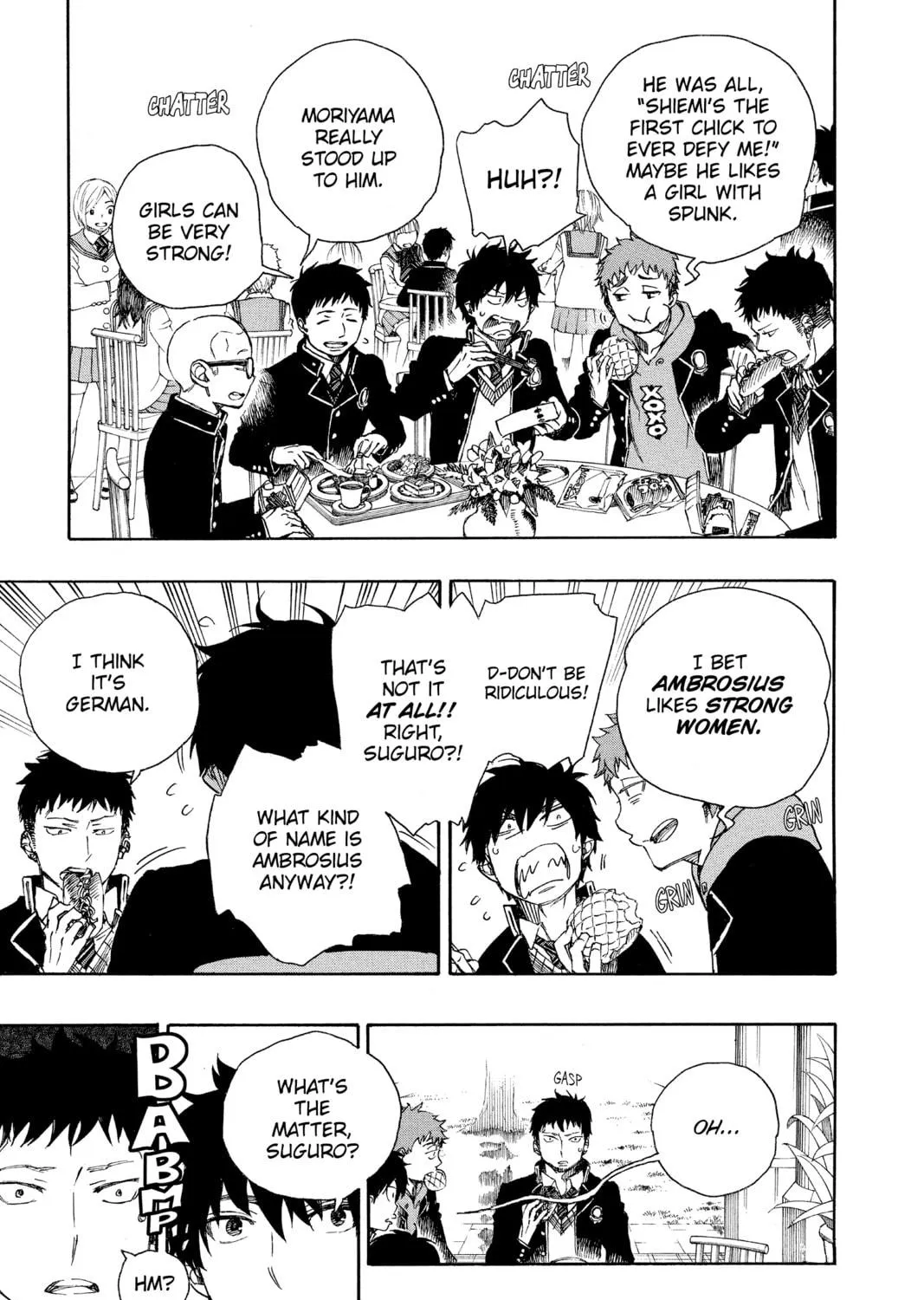 Read Blue Exorcist chapter 84 image 8 on Lezhin