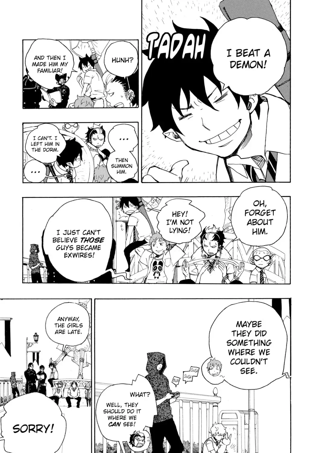 Read Blue Exorcist chapter 9.1 image 4 on Lezhin