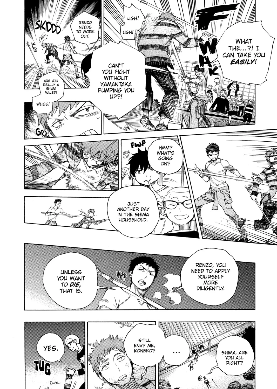 Read Blue Exorcist chapter 90 image 50 on Lezhin