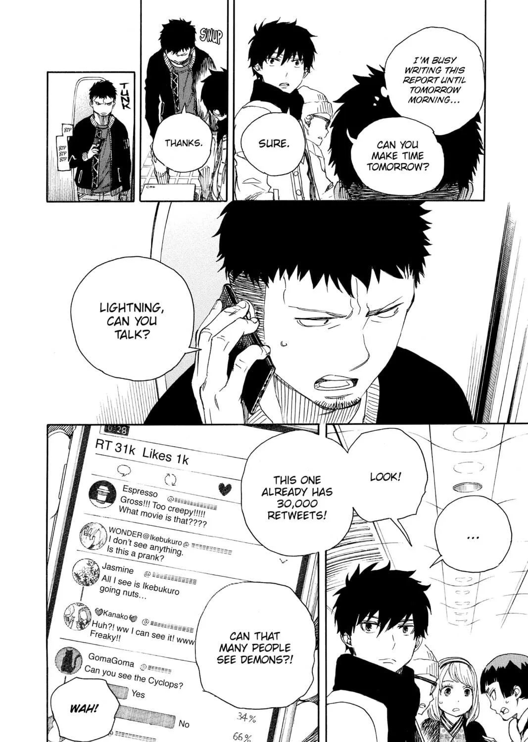 Read Blue Exorcist chapter 92 image 10 on Lezhin