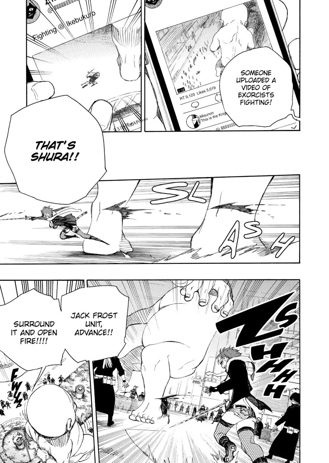Read Blue Exorcist chapter 92 image 12 on Lezhin