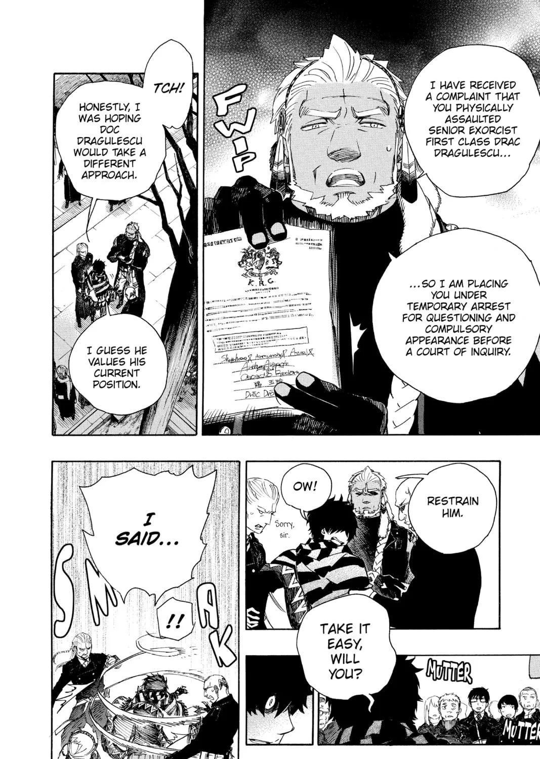 Read Blue Exorcist chapter 92 image 48 on Lezhin