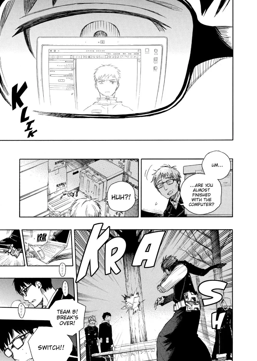 Read Blue Exorcist chapter 93 image 4 on Lezhin