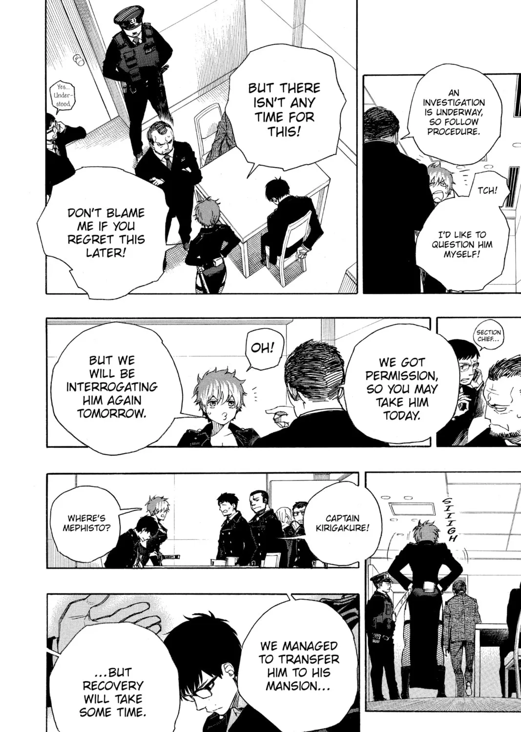 Read Blue Exorcist chapter 95 image 2 on Lezhin