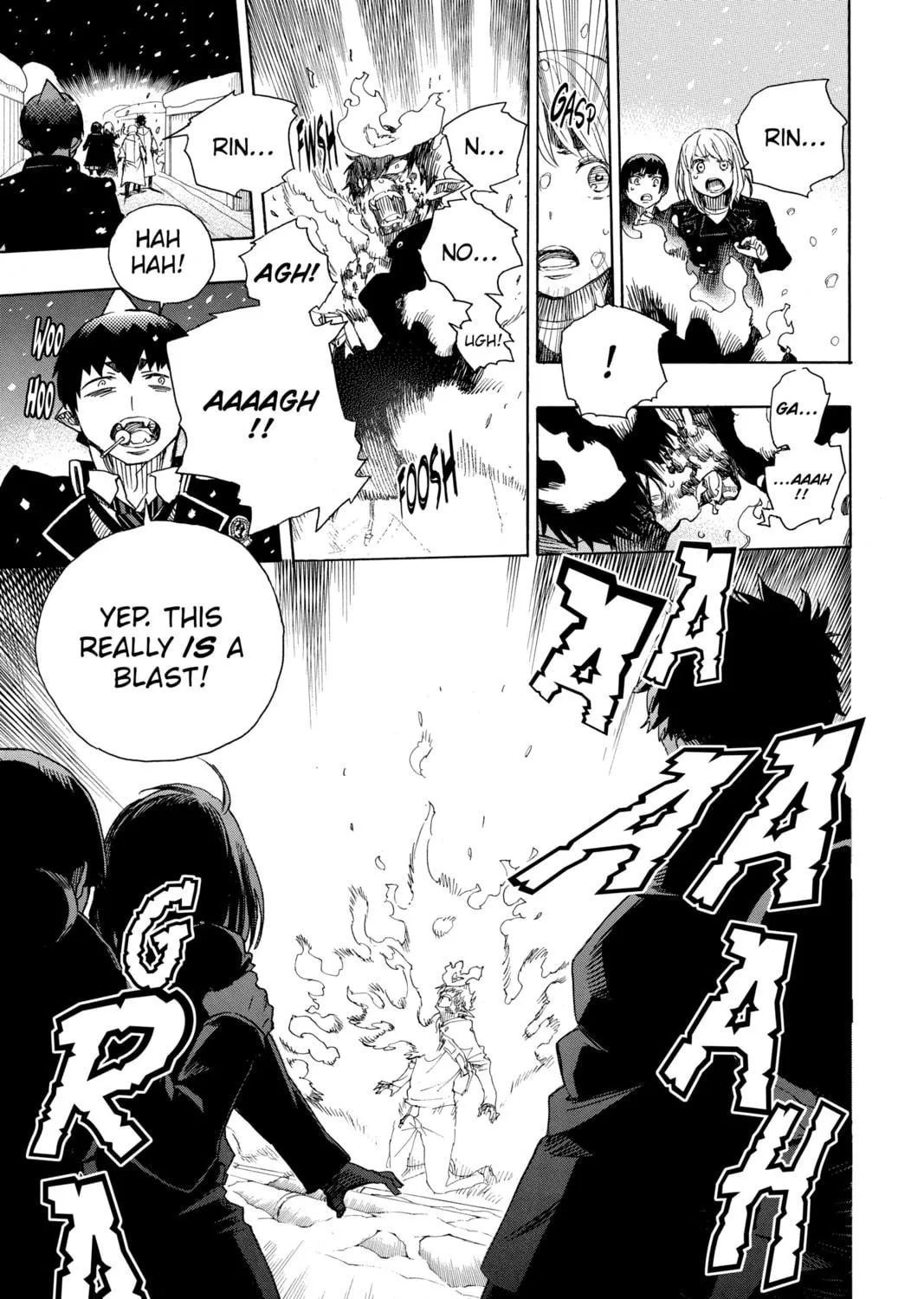 Read Blue Exorcist chapter 97 image 28 on Lezhin