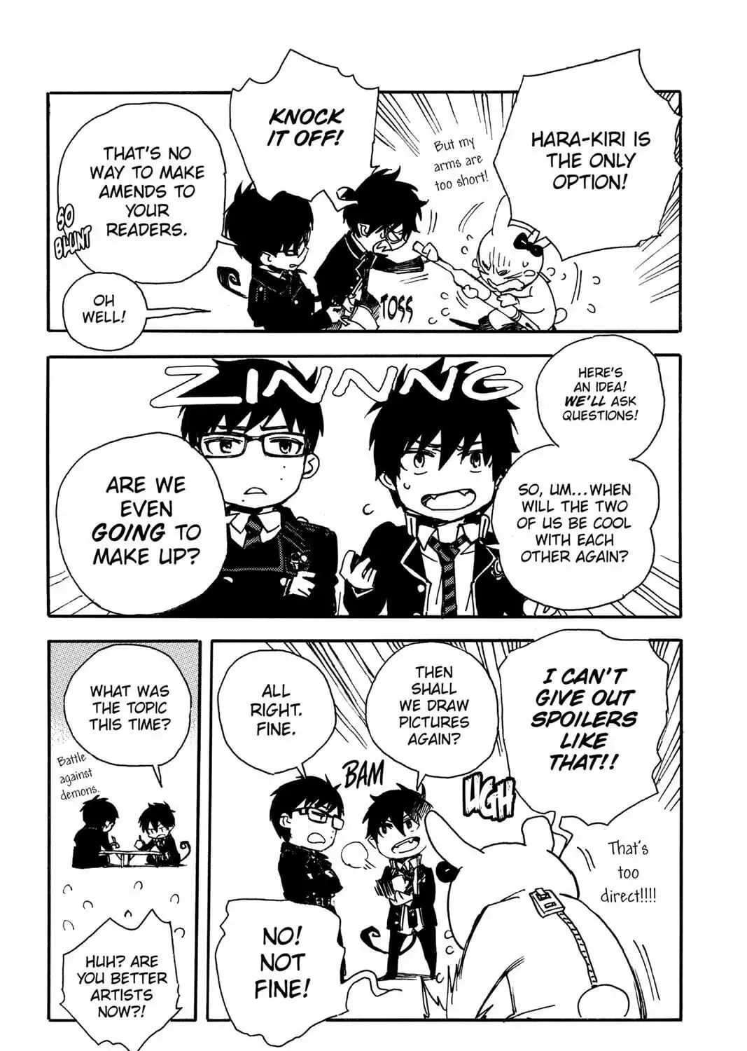 Read Blue Exorcist chapter 98.5 image 4 on Lezhin