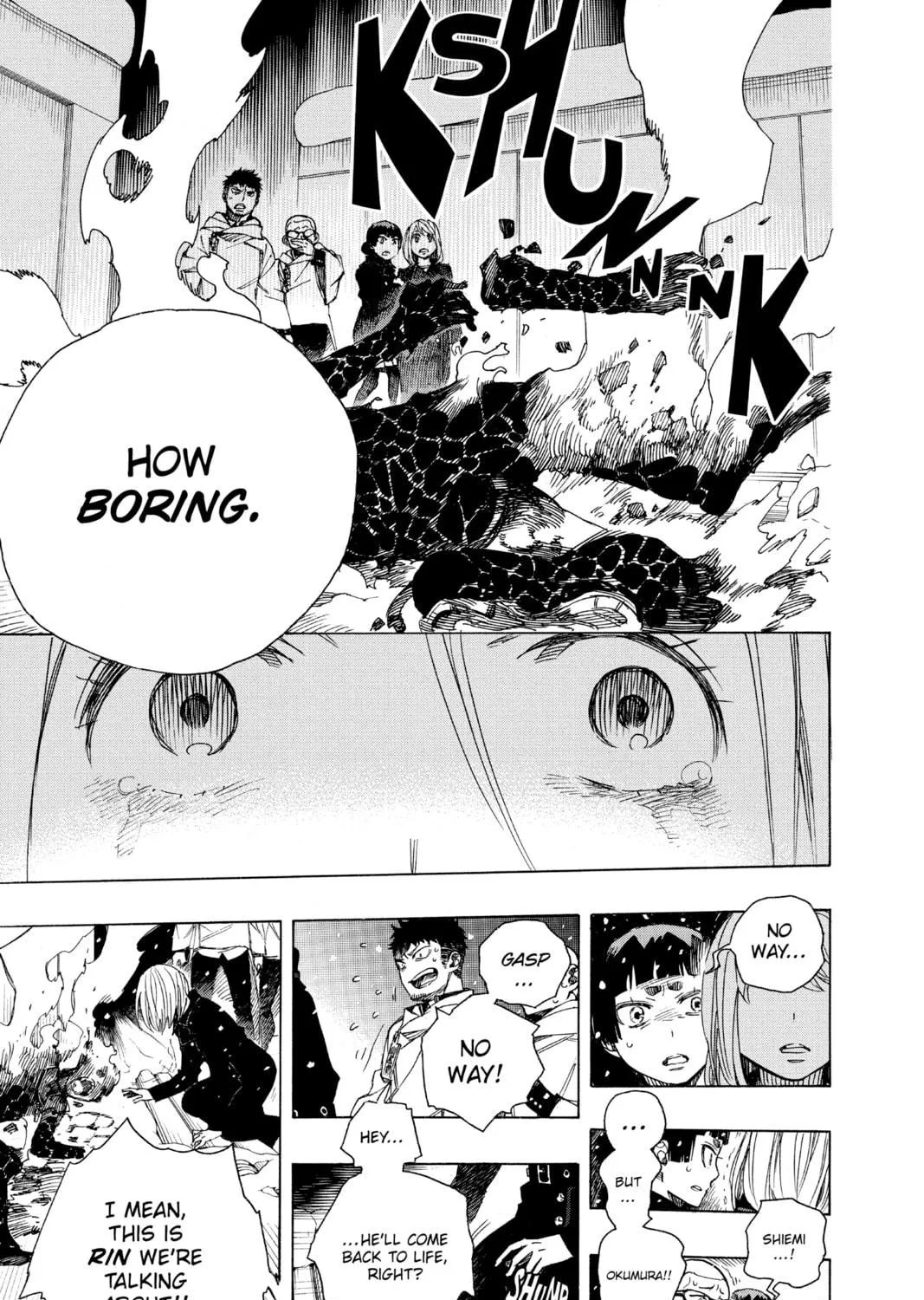 Read Blue Exorcist chapter 98 image 8 on Lezhin
