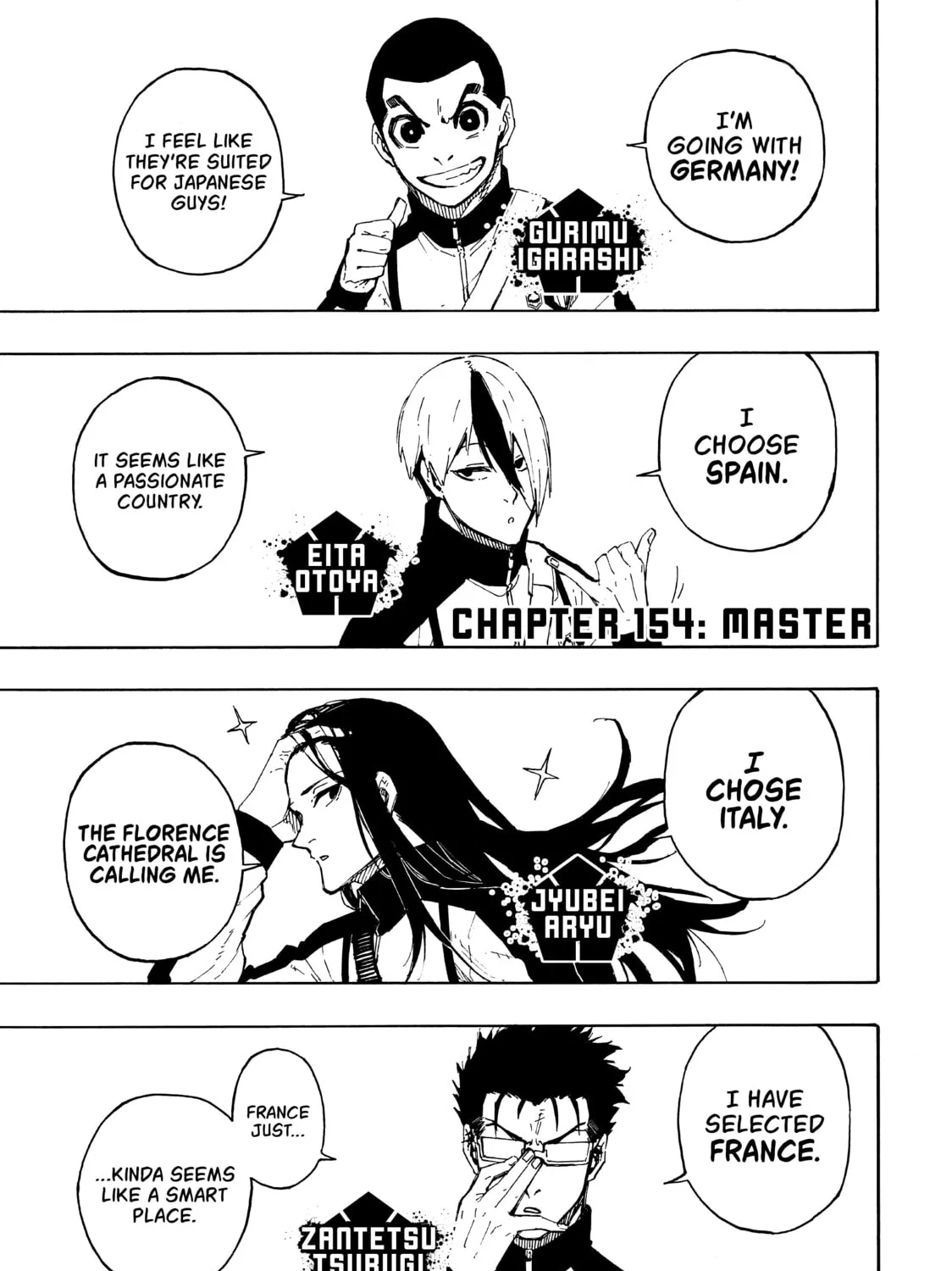 Read Blue Lock chapter 154 image 0 on Lezhin