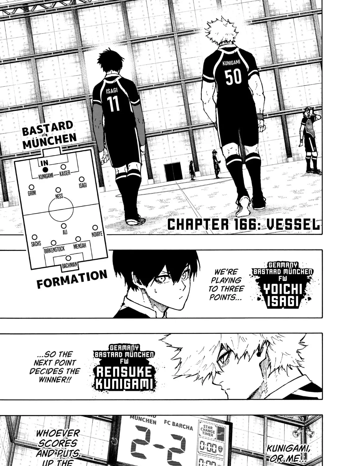 Read Blue Lock chapter 166 image 0 on Lezhin
