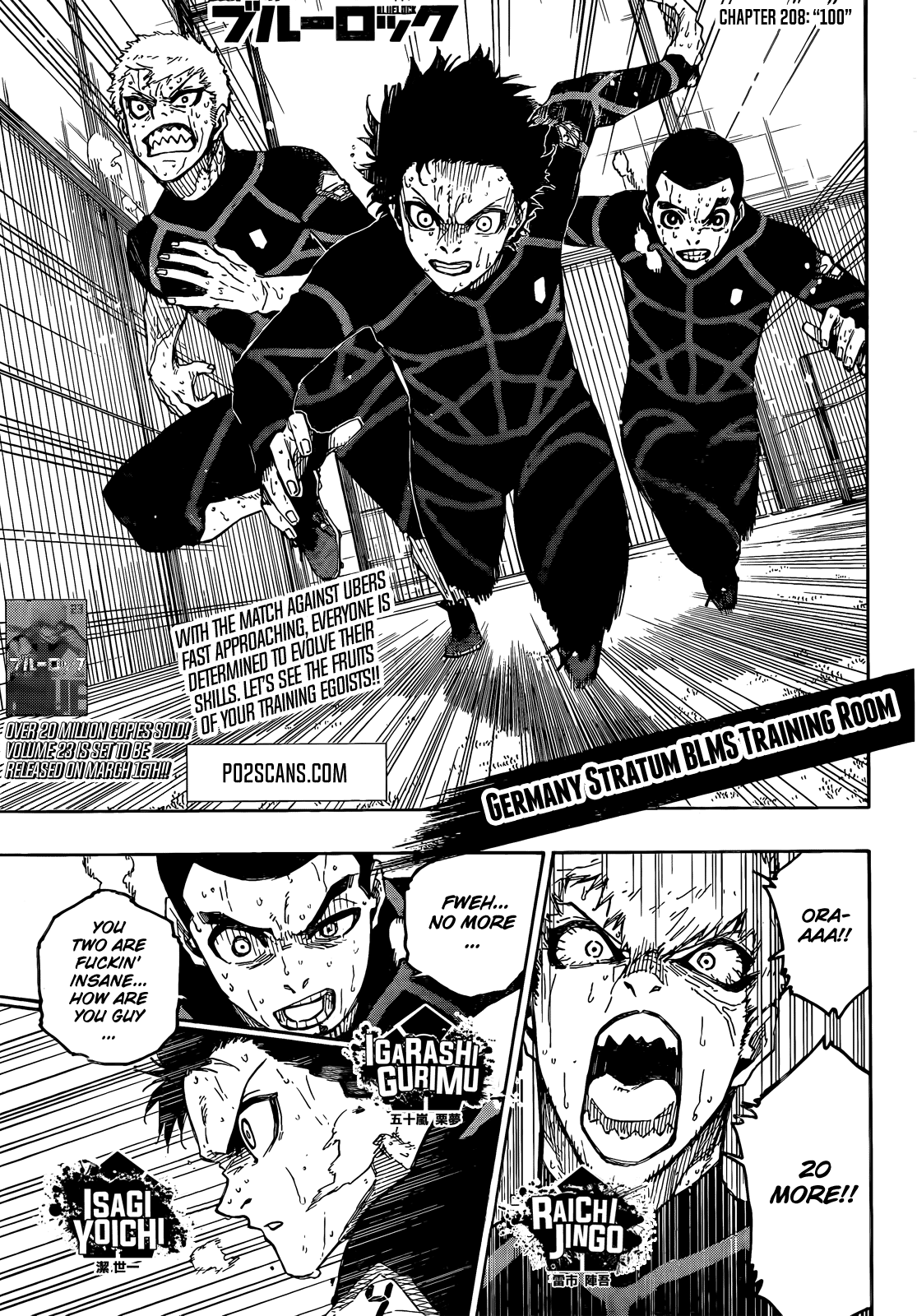 Read Blue Lock chapter 208.2 image 1 on Lezhin