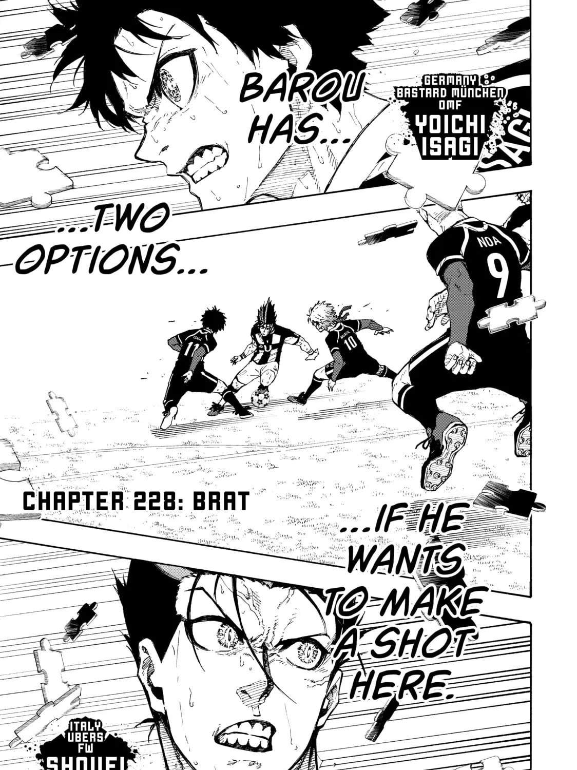 Read Blue Lock chapter 228 image 0 on Lezhin