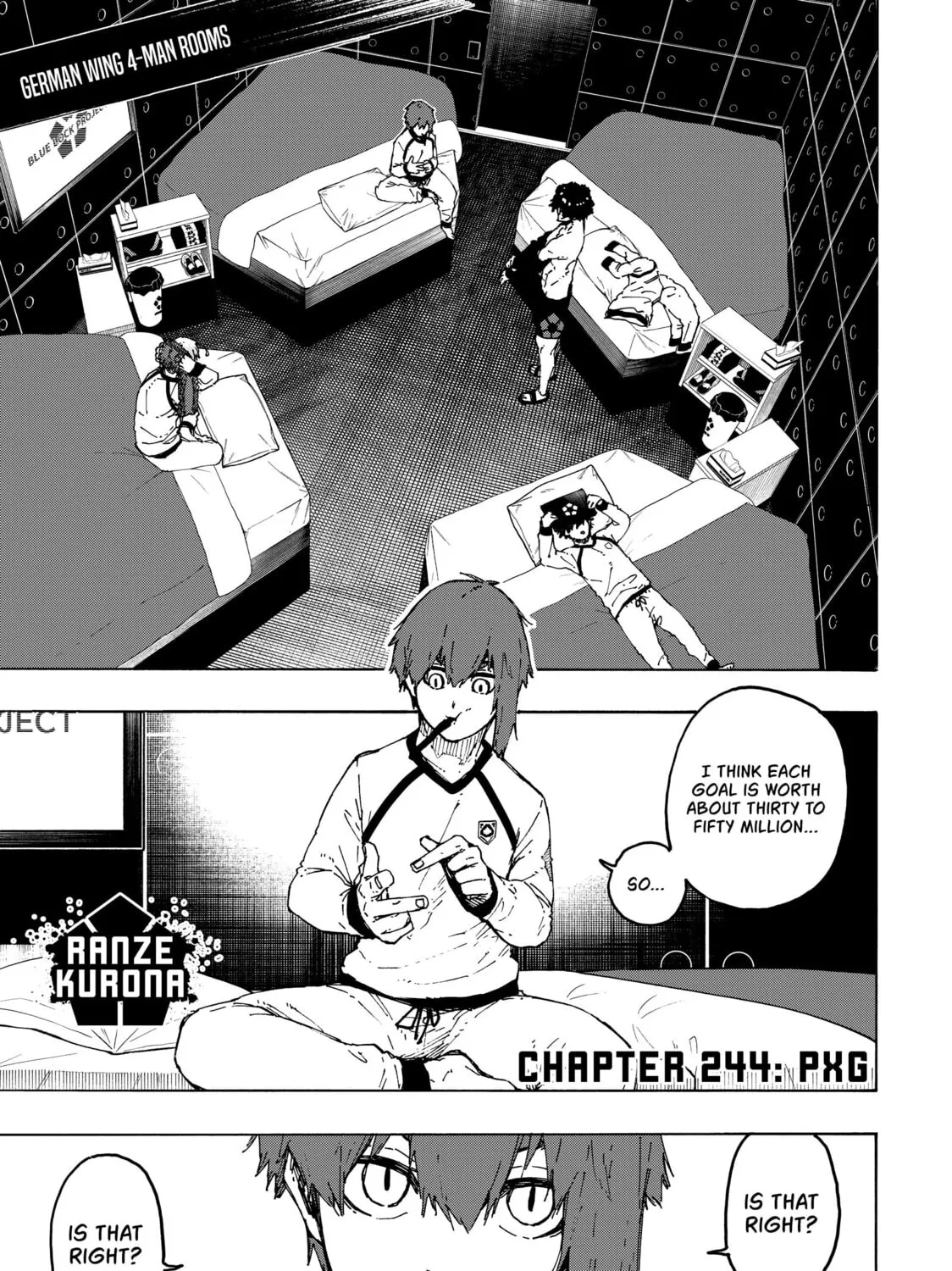 Read Blue Lock chapter 244 image 0 on Lezhin