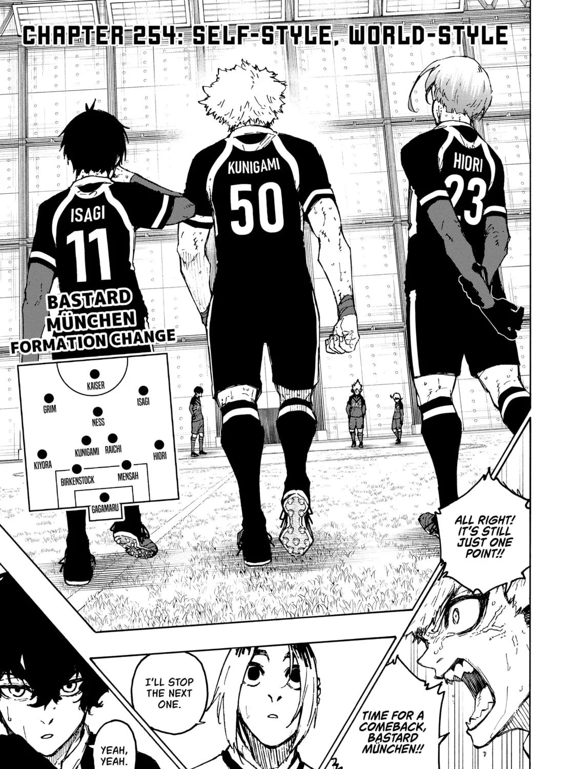 Read Blue Lock chapter 254 image 0 on Lezhin