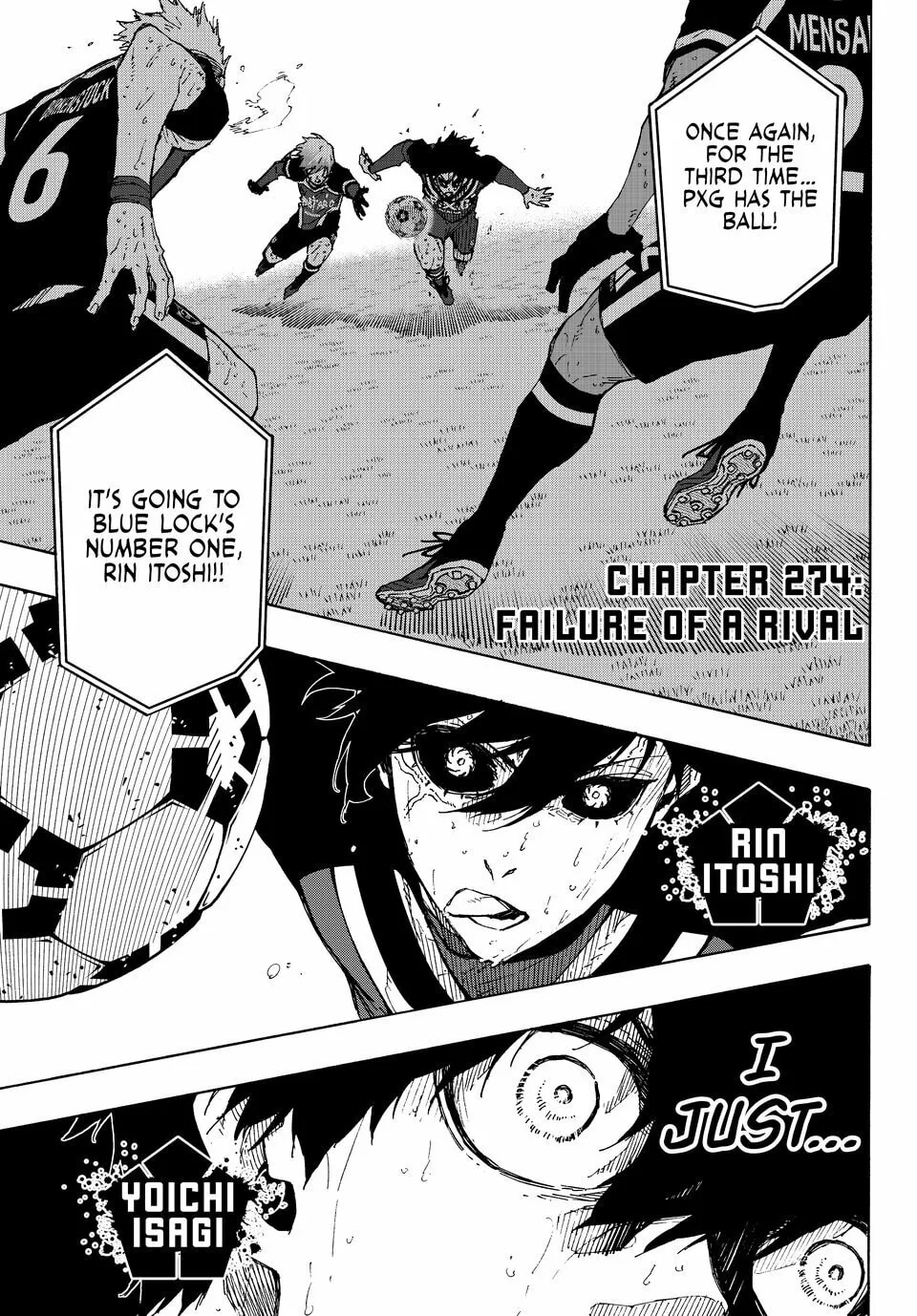 Read Blue Lock chapter 274 image 0 on Lezhin