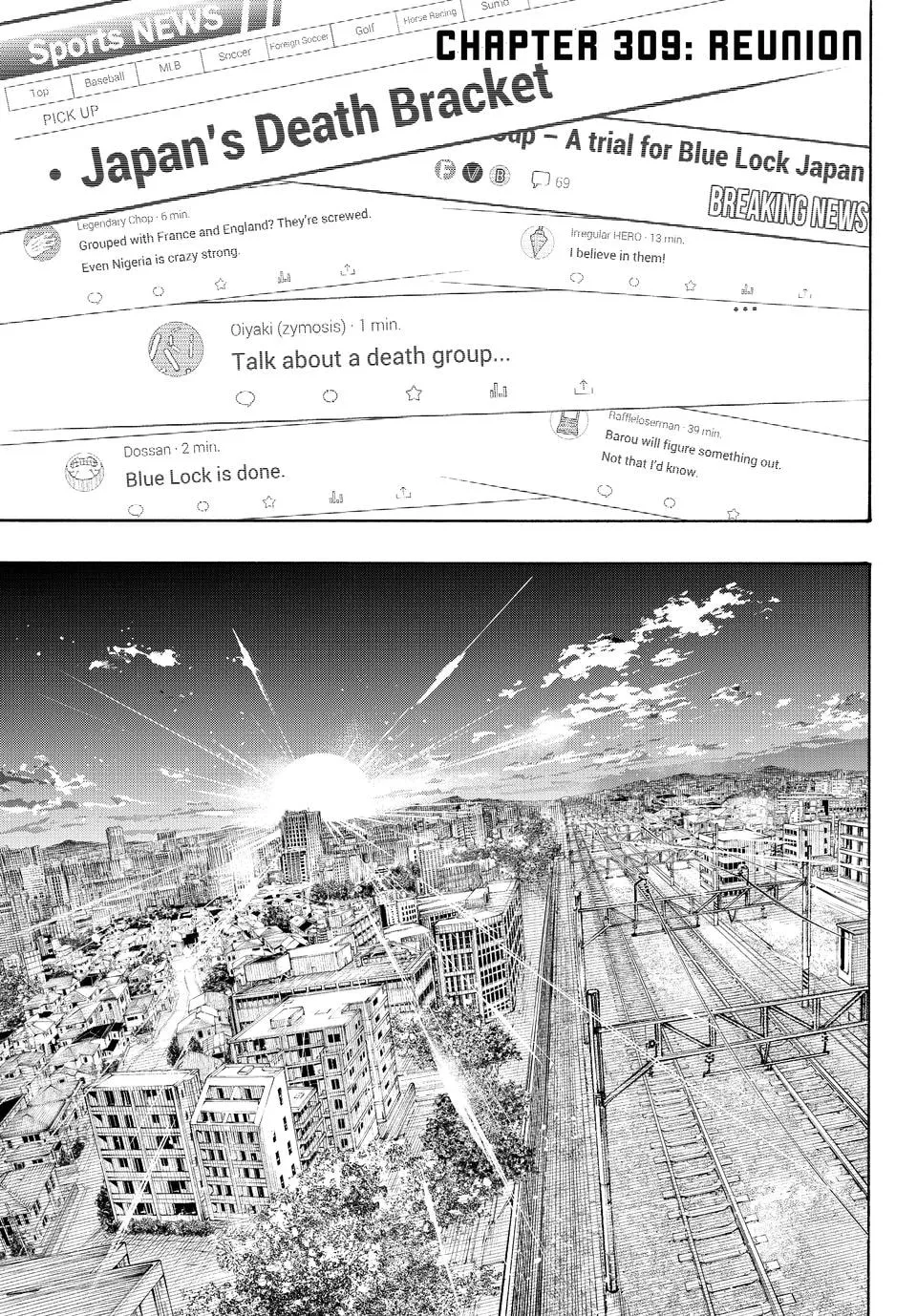 Read Blue Lock chapter 309 image 0 on Lezhin