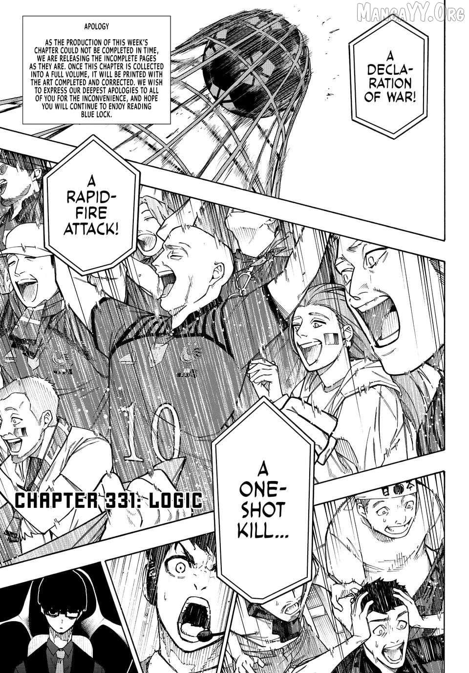 Read Blue Lock chapter 331 image 1 on Lezhin