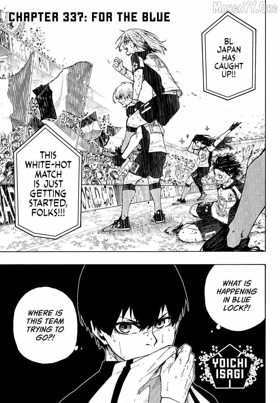 Read Blue Lock chapter 337 image 0 on Lezhin