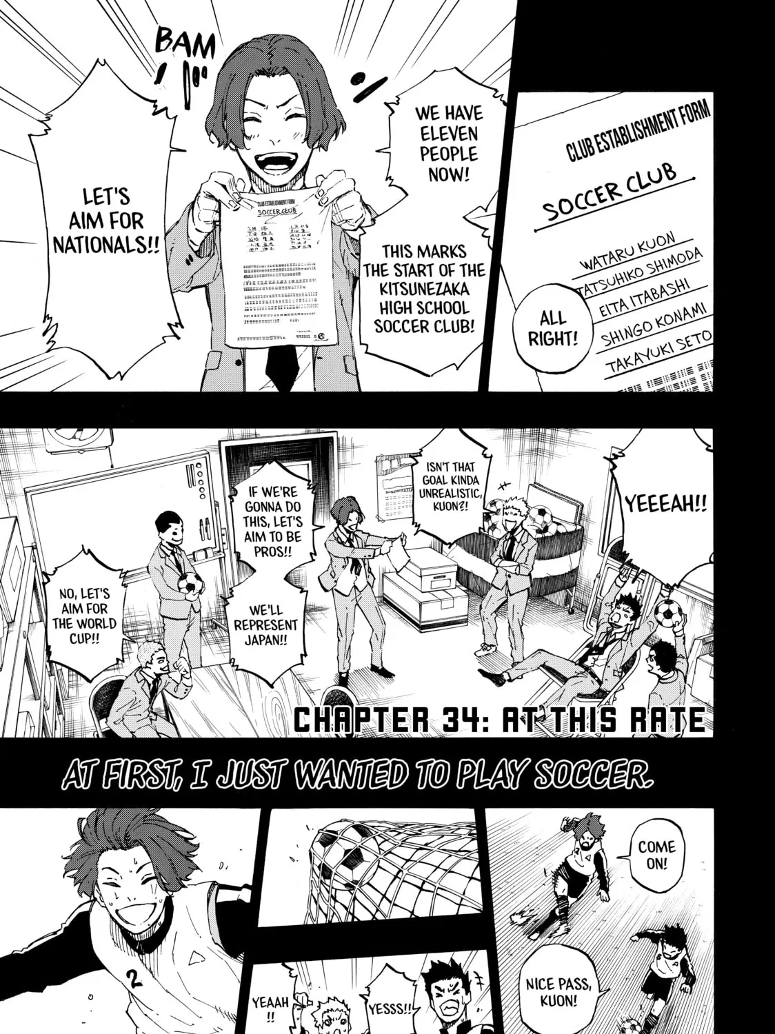 Read Blue Lock chapter 34 image 0 on Lezhin