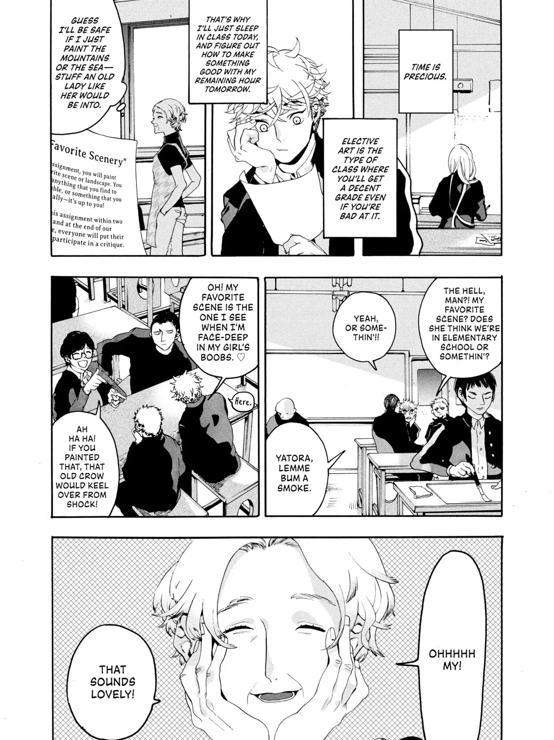 Read Blue Period chapter 1 image 26 on Lezhin