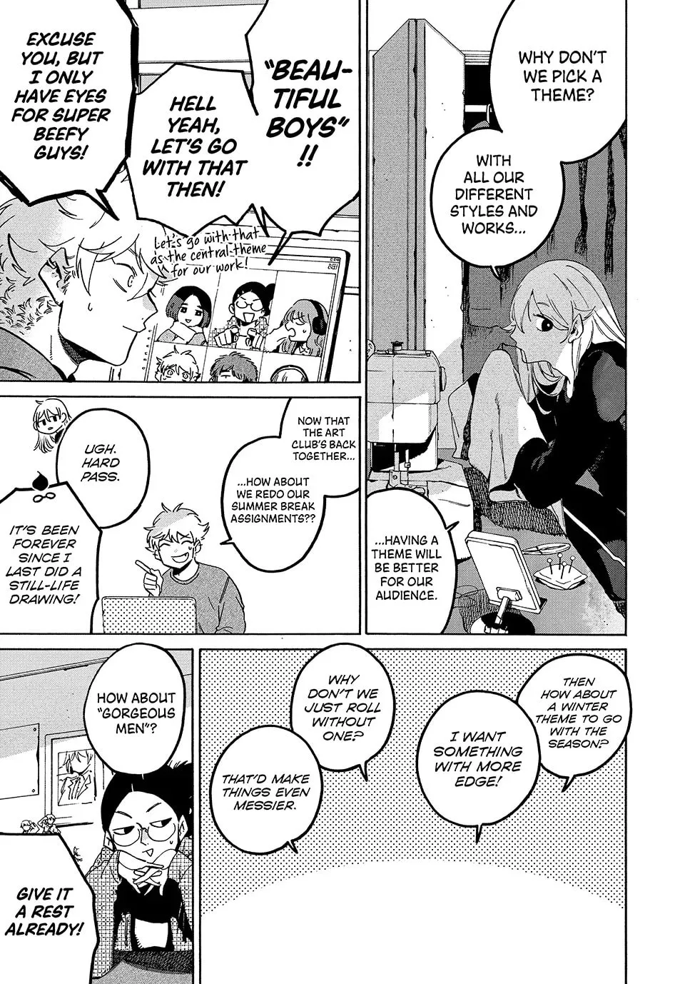 Blue Period Chapter 73 page 23 - 