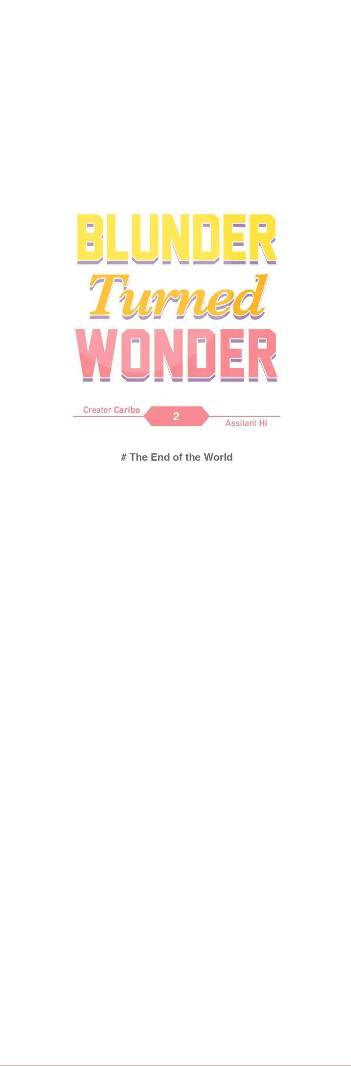 Blunder Turned Wonder Chapter 2 page 2 - 