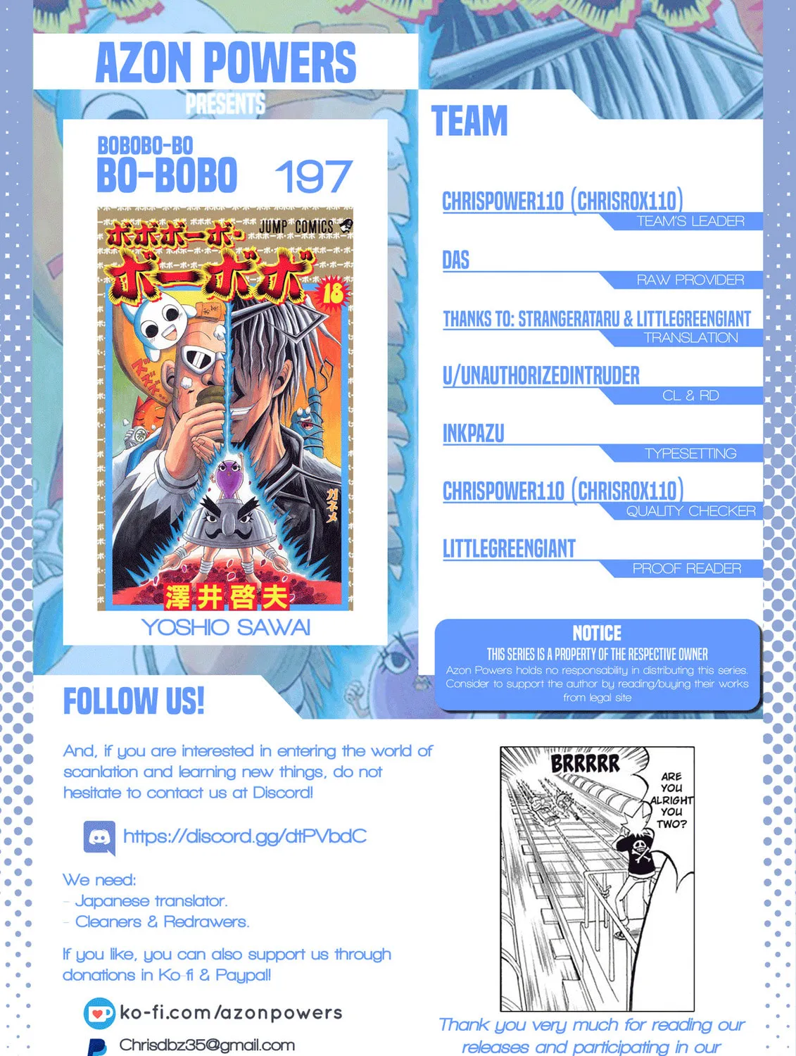 Read Bobobo-bo Bo-bobo chapter 197 image 0 on Lezhin