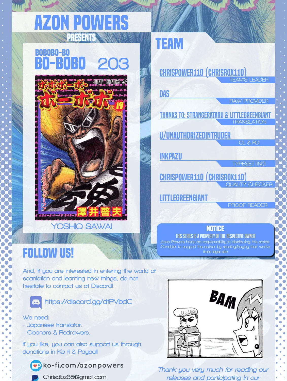 Read Bobobo-bo Bo-bobo chapter 203 image 0 on Lezhin