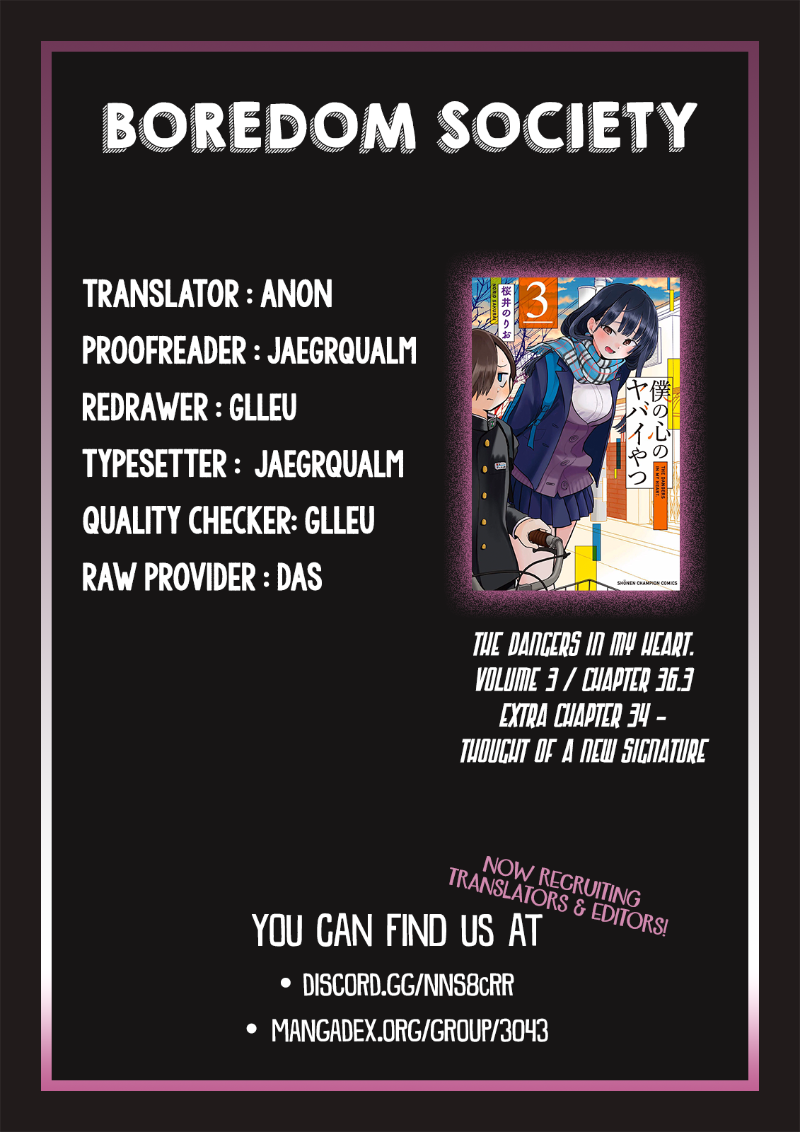 Boku no Kokoro no Yabai yatsu Chapter 401 page 8 - 