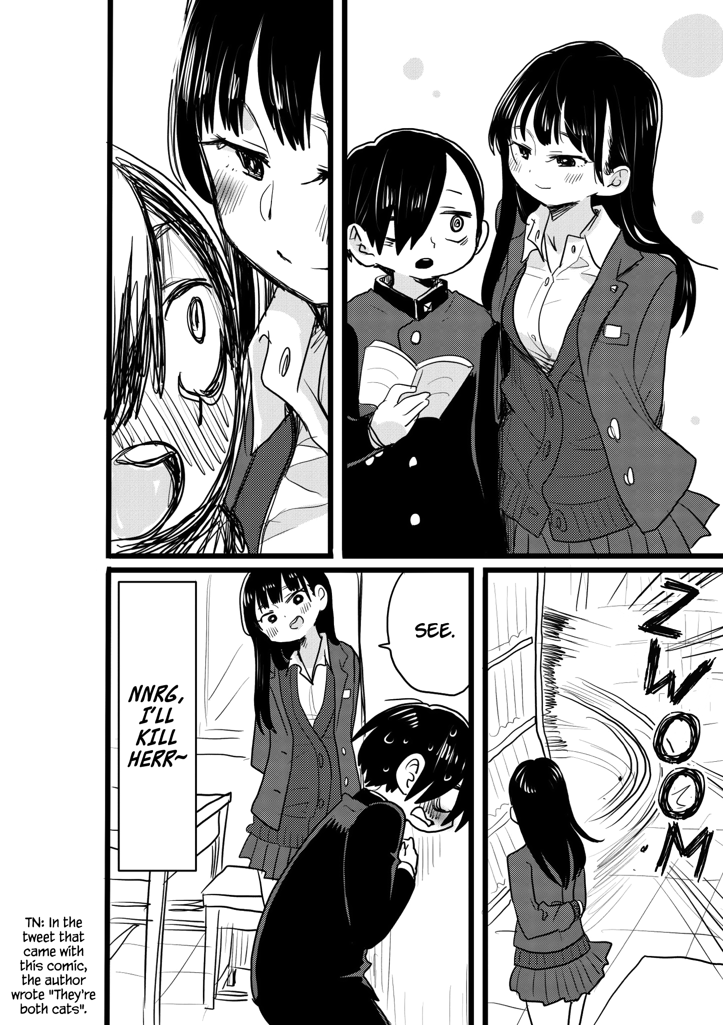 Boku no Kokoro no Yabai yatsu Chapter 444 page 2 - 