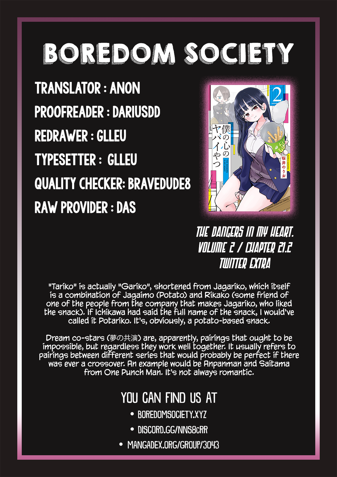 Boku no Kokoro no Yabai yatsu Chapter 447 page 5 - 