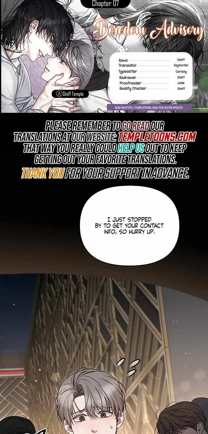 Read Boredom Alert chapter 7 image 1 on Lezhin