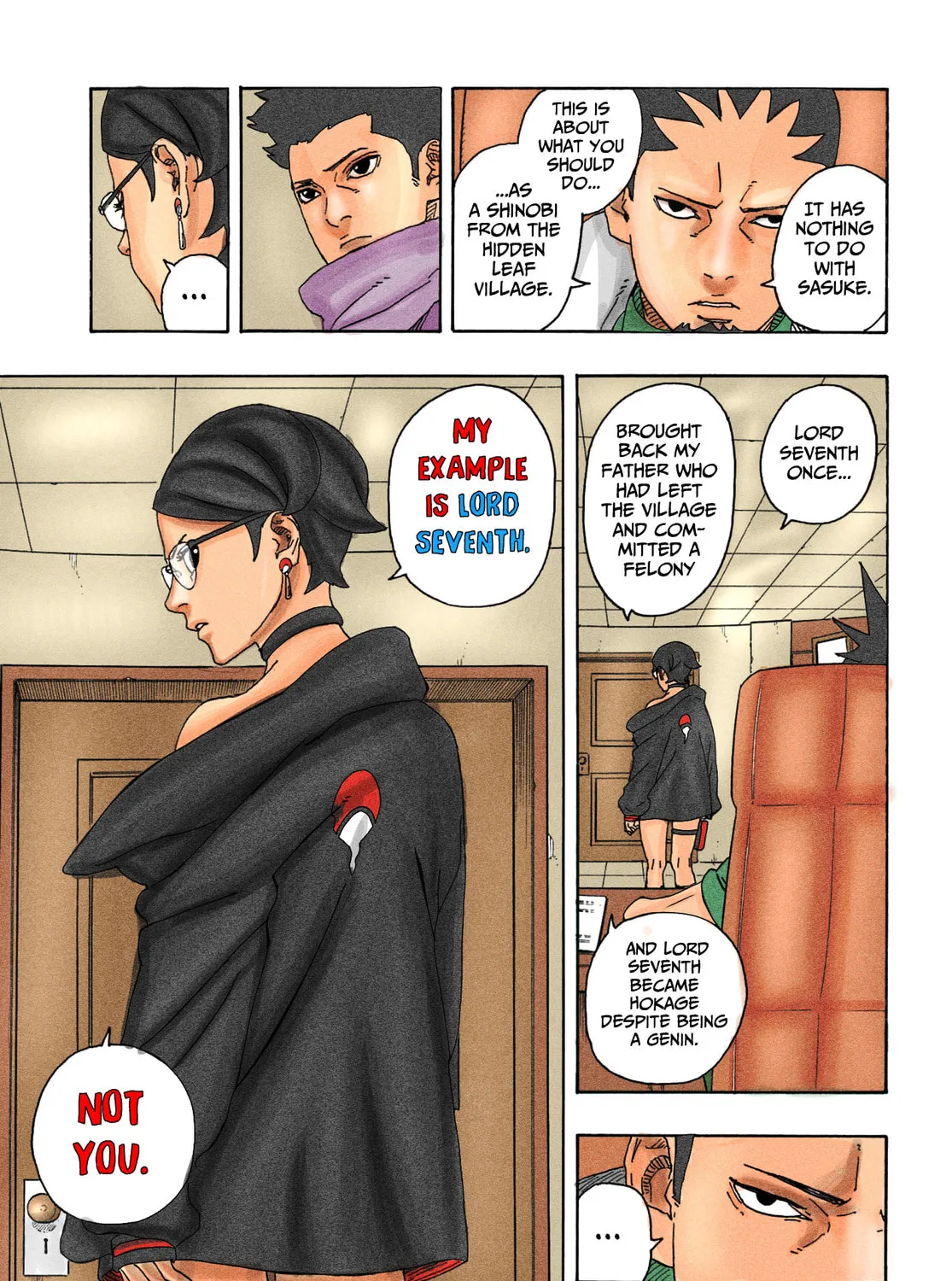 Read Boruto: Two Blue Vortex (Fan Colored) (Colored) chapter 1 image 9 on Lezhin